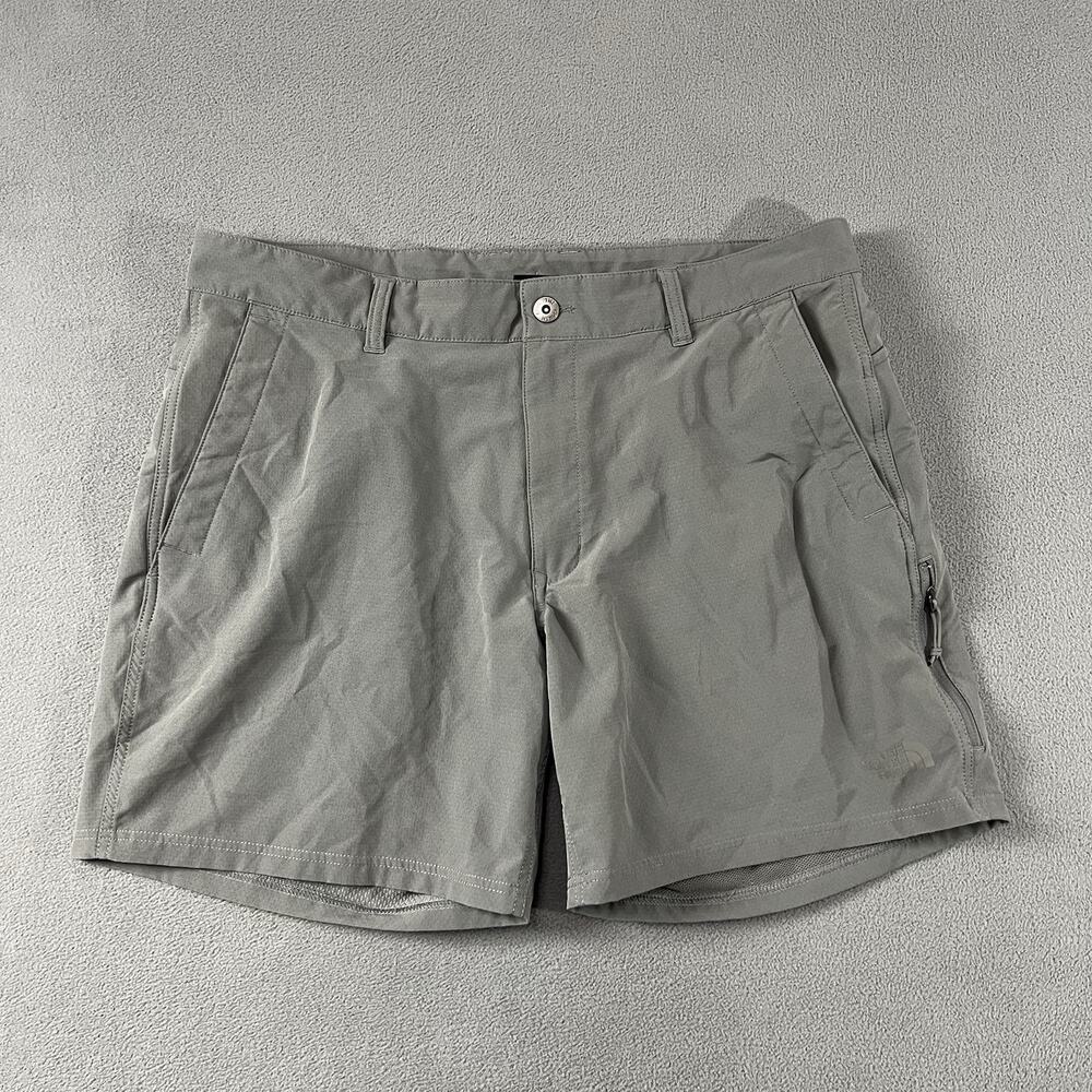The North Face Rolling Sun Shorts Mens 36 Gray Hiking Outdoors Pockets